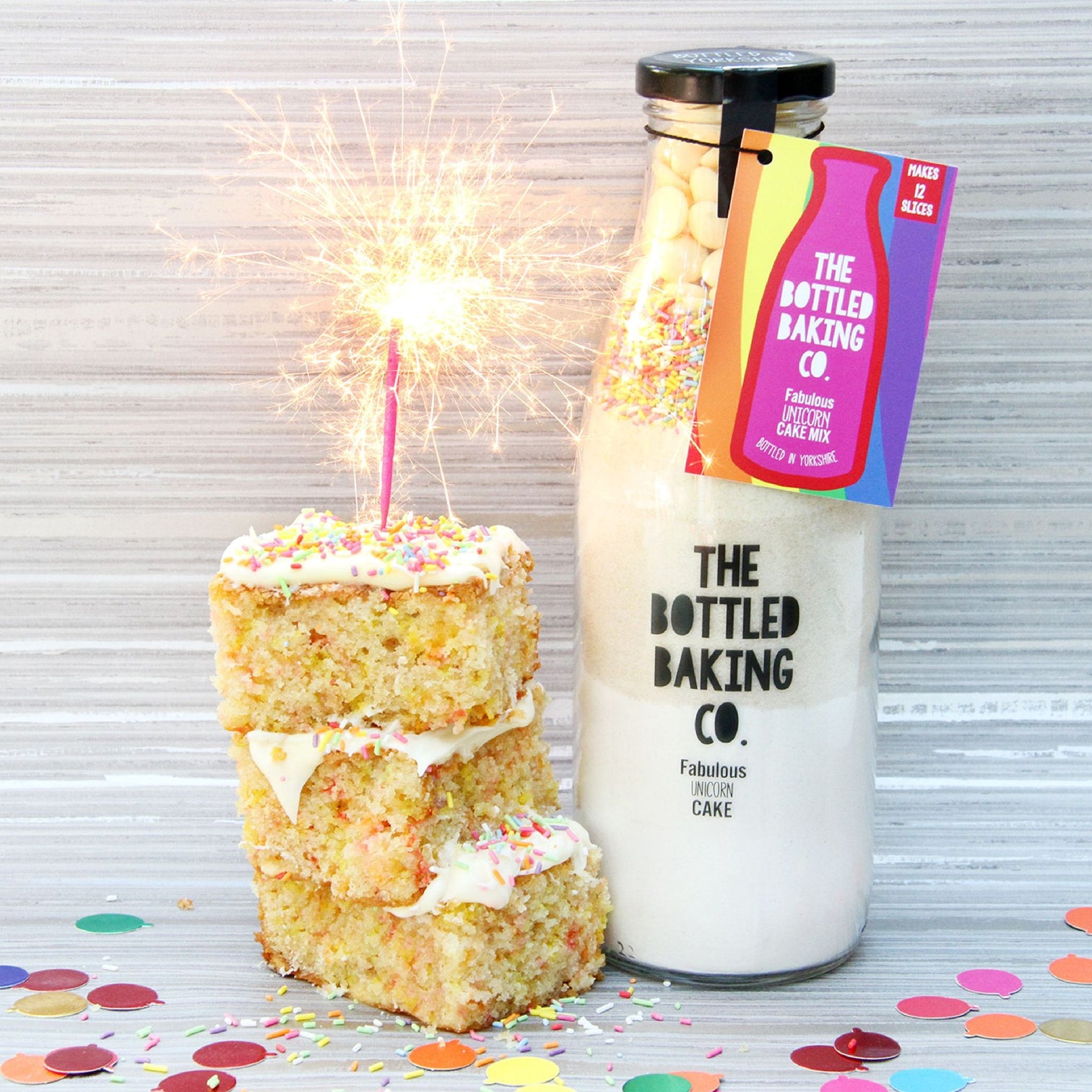 Bottled Baking Co Fabulous Unicorn Cake Mix - Life Before Plastic